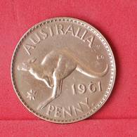 AUSTRALIA 1 PENNY 1961 -    KM# 56 - (Nº30275) - Penny