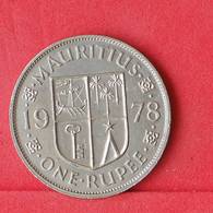 MAURITIUS 1 RUPEE 1978 -    KM# 35,1 - (Nº30304) - Mauritius