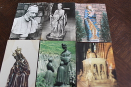 Lot De 16 CPM RELIGIEUX STATUES, CHAPITEAUX Etc... - Monuments