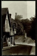 Ref 1319 - 1951 Real Photo Postcard - Arundel Castle From The Village - Sussex - Arundel