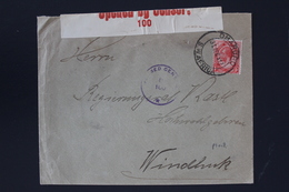 South African Occupation Of Southwest Africa Forerunner 2-1-1918  OMARURU -> Windhuk Altered German Cancels +censored - Storia Postale