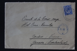 South African Occupation Of Southwest Africa Forerunner 1916 Red Cross Geneva  Censored - Lettres & Documents