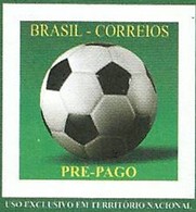 BRAZIL Envelope Prepaid Stationary - FOOTBALL SOCCER SPORT FIELD GREEN  - New (GN 0358). - Ganzsachen