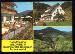 CPM Neuve Allemagne BAD PETERSTAL GRIESBACH Café Pension Wildrench Famille Gieringer Multi Vues - Bad Peterstal-Griesbach