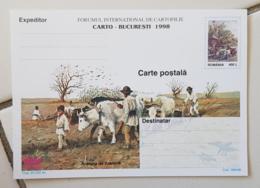 ROUMANIE Agriculture, Landwirtschaft, Agricultura,  Entier Postal Neuf Emis En 1998 (Tirage Limité 25000 Exemplaires) - Agricoltura