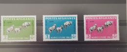 AFGHANISTAN Agriculture, Landwirtschaft, Agricultura, 3 Valeurs Emises En 1963 (complet Moutons) * MLH - Agriculture