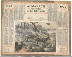 CALENDRIER De 1923 - Format 26.5 X 21 Cm - Grand Format : 1921-40