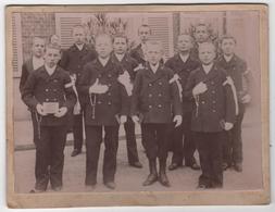 Photo Originale XIXème Albert Bertrand Ecole Normale De La Bouzaréa ALGER Communion - Old (before 1900)