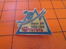 813e  Pin's Pins / Rare Et  Belle Qualité !!! THEME : AUTOMOBILES / TOYOTA ALPEN SKI 1992-1993 - Toyota