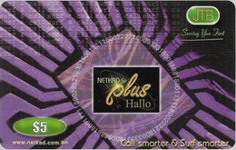 Brunei - JTB - NETKAD Plus (Purple), Call & Surf Smarter, Prepaid 5$, Used - Brunei