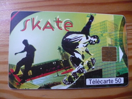 Phonecard France - Skateboard - 1999