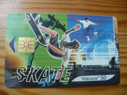 Phonecard France - Skateboard - 2001