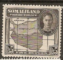 Somaliland Protectorate  1938  SG 104  5Rs   Mounted Mint - Somaliland (Protectorat ...-1959)