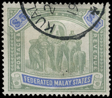 O Malaya (Federated States) - Lot No.840 - Segnatasse