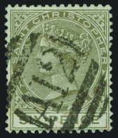 O St. Christopher - Lot No.1198 - St.Cristopher-Nevis & Anguilla (...-1980)