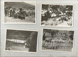 Photographie , Issue D'un Album , Militaria , LOT DE 4 PHOTOGRAPHIES - War, Military