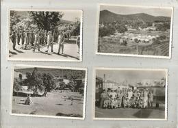 Photographie , Issue D'un Album , Militaria , LOT DE 4 PHOTOGRAPHIES - War, Military