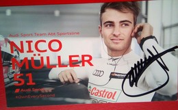 Audi Nico Muller - Handtekening