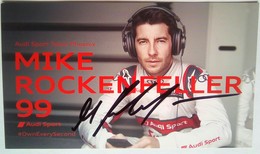 Audi Mike Mike Rockenfeller - Autographes