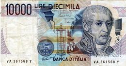 Billet De L’Italie De 10.000 Lire Le 3 Septembre 1984 En T T B Signature Ciampi - 10000 Lire