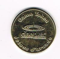 //  CANADA  GAME  TOKEN  CINEPLEX JETONS D'ARCADE - GALAXY CINEPLEX ODEON - Professionals / Firms