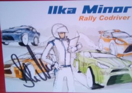 Ilka Minor ( Austrian Rally Codriver) - Handtekening