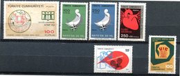 Turquie - 1972 - Lots Timbres ** - Nºs Dans Description - Ongebruikt