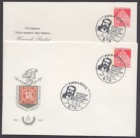 Mi-Nr. PU 33 B2/07b, C2/06, 2 Dek. Umschläge, Je Pass, Sst. "Pirmasens", 1970 - Private Covers - Used