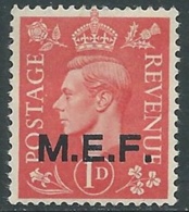 1943-47 OCCUPAZIONE BRITANNICA MEF 1 P MNH ** - UR33-2 - Britische Bes. MeF