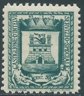 1945 EMISSIONI LOCALI CASTIGLIONE D'INTELVI STEMMA 50 CENT MNH ** - UR33-7 - Lokale/autonome Uitgaven