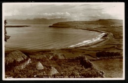 Ref 1322 - Real Photo Postcard - Crofters Cottage Staffin Bay - Isle Of Skye Scotland - Inverness-shire