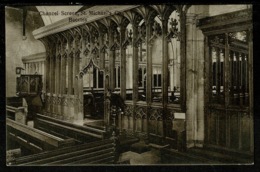 Ref 1322 - 1946 Postcard - Chancel Screen - St. Michaels Church Beccles Suffolk - Other & Unclassified