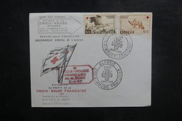 ALGÉRIE - Enveloppe FDC 1957 - Croix Rouge - Animaux - L 39481 - FDC