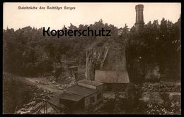 ALTE POSTKARTE STEINBRÜCHE DES ROCHLITZER BERGES Rochlitz Mulde Berg Steinbruch Ansichtskarte Postcard Cpa - Rochlitz
