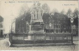 Maeseyck   -   Standbeeld  Gebroeders Van Eyck    -   1914  Naar   Bruxelles - Maaseik