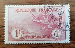 FRANCE Yvert N° 154 Oblitéré. Obliteration D'époque. Tres Bon Centrage. Cachet Lisible 1919 - Used Stamps