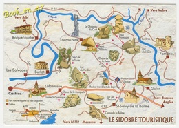 {81691} 81 Tarn Le Sidobre Touristique , Carte Et Illustrations - Cartes Géographiques
