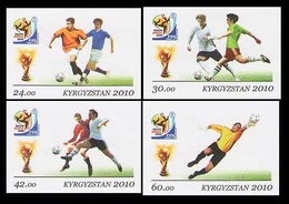 2010	Kyrgyzstan	628-631b	2010 World Championship On Football South Africa	36,00 € - 2010 – Sud Africa