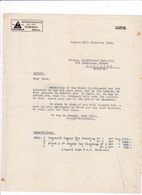 Courrier 1933 Lucien Foucauld & Cie Distillateur Cognac, à Société H. Robinson, Hamilton, Ontario - Lebensmittel