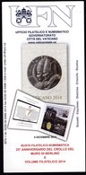 Vatican 2014 / 25th Ann. Of The Fall Of The Berlin Wall / Prospectus, Leaflet - Lettres & Documents