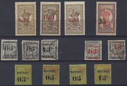 FRANCE Lot De 13 Timbres De Martinique Neufs Et Oblitérés, Variétés, TTB - Neufs