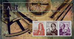 AUSTRALIA 1999 Navigators Ships Exh 99 Sheetlet ERROR:perf. - Variétés Et Curiosités