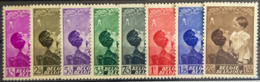 BELGIUM - MLH - Sc# B189 - B195 - Unused Stamps