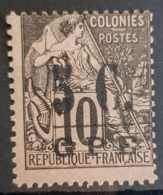 GUADELOUPE - MLH - YT 10 - 5c Overprint - Unused Stamps