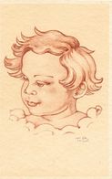 Illustration Tilly Von Baumgarten (T.v.B.) Visage D'enfant - Carte N° 5201 Non Circulée - Baumgarten, Tilly Von