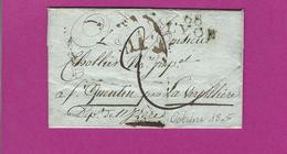 FRANCE Lettre De LYON RHONE 1805 - 1801-1848: Precursors XIX