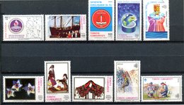 Turquie - 1992 - Lots Timbres ** - Nºs Dans Description - Unused Stamps