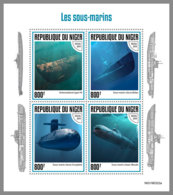 NIGER 2019 MNH Submarines U-Boote Sous-marins M/S - OFFICIAL ISSUE - DH1932 - Submarines