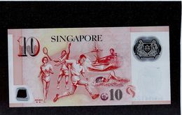 Ligned Cutting Error Singapore $10 Portrait Series Banknote Money UNC (#104) - Singapur