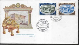 VATICANO - 20° PONTIFICIA ACCADEMIA DELLE SCIENZE - 09.10.1957 - F.D.C.(FIMES ROMA) - FDC